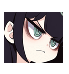 ネガティブで反抗的な女の子のスタンプ（個別スタンプ：15）