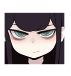 ネガティブで反抗的な女の子のスタンプ（個別スタンプ：16）