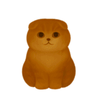 秋の色をした猫ちゃんスタンプ（個別スタンプ：3）