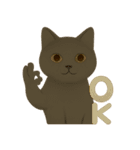 秋の色をした猫ちゃんスタンプ（個別スタンプ：11）