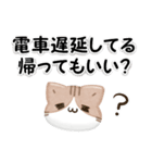 毎日五月病なねこたち 3D風！ネガティブ（個別スタンプ：26）