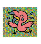 フラミンゴきらリズム伝説@SFW（個別スタンプ：3）
