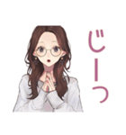 ふだん使いメガネガール♡（個別スタンプ：20）