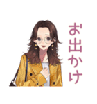 ふだん使いメガネガール♡（個別スタンプ：38）
