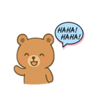 かわいいクマのスタンプ cute bear（個別スタンプ：6）