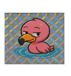 ホロきらフラミン音頭@SFW（個別スタンプ：7）