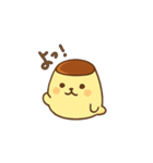 プリンアザラシ/日常で使える基本スタンプ（個別スタンプ：1）
