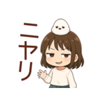 女の子と小鳥の日常 可愛らしく喜怒哀楽（個別スタンプ：13）