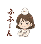 女の子と小鳥の日常 可愛らしく喜怒哀楽（個別スタンプ：15）