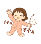 女の子と小鳥の日常 可愛らしく喜怒哀楽（個別スタンプ：27）