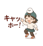 女の子と小鳥の日常 可愛らしく喜怒哀楽（個別スタンプ：36）