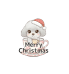 ティーカッププードル グレー（日常会話）（個別スタンプ：40）