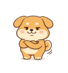 コミカル犬のギャグ暴走スタンプ劇場！（個別スタンプ：6）