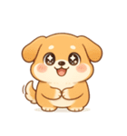 コミカル犬のギャグ暴走スタンプ劇場！（個別スタンプ：7）
