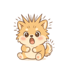 コミカル犬のギャグ暴走スタンプ劇場！（個別スタンプ：8）