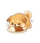 コミカル犬のギャグ暴走スタンプ劇場！（個別スタンプ：10）