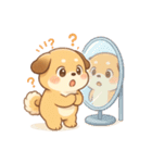 コミカル犬のギャグ暴走スタンプ劇場！（個別スタンプ：14）