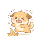 コミカル犬のギャグ暴走スタンプ劇場！（個別スタンプ：15）