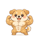 コミカル犬のギャグ暴走スタンプ劇場！（個別スタンプ：16）