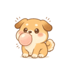コミカル犬のギャグ暴走スタンプ劇場！（個別スタンプ：24）