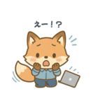 きつねコンの日常スタンプ（個別スタンプ：19）