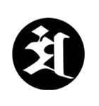 梵字1 （黒丸白字）（個別スタンプ：1）
