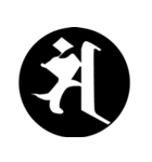 梵字1 （黒丸白字）（個別スタンプ：12）