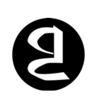 梵字1 （黒丸白字）（個別スタンプ：17）