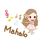 丁寧なフラガール♡リノ2（個別スタンプ：15）