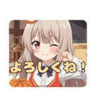 チアガールみなみちゃんスタンプ（個別スタンプ：1）