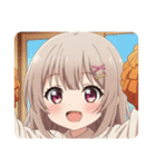 チアガールみなみちゃんスタンプ（個別スタンプ：32）