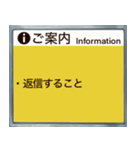 40スタンプ ご案内編（あなたの18番）（個別スタンプ：3）