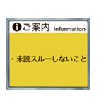 40スタンプ ご案内編（あなたの18番）（個別スタンプ：4）