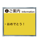 40スタンプ ご案内編（あなたの18番）（個別スタンプ：38）