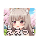 桜吹雪とチアガールみなみちゃん（個別スタンプ：7）