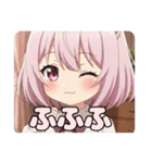 桜吹雪とチアガールみなみちゃん（個別スタンプ：15）
