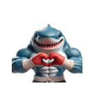 ボクシングサメのユニーク瞬間（個別スタンプ：25）