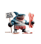 ボクシングサメのユニーク瞬間（個別スタンプ：29）