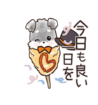 愛犬♡シュナウザーのご挨拶★【秋冬】（個別スタンプ：20）