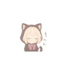 可愛いゆるふわボブの女の子の日常。秋冬編（個別スタンプ：9）