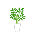 観葉植物と犬猫セット（個別スタンプ：2）