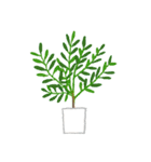 観葉植物と犬猫セット（個別スタンプ：6）