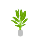 観葉植物と犬猫セット（個別スタンプ：8）