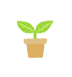 観葉植物と犬猫セット（個別スタンプ：21）