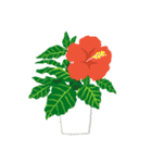 観葉植物と犬猫セット（個別スタンプ：23）