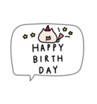 吹き出し付き＊ぶた君。（個別スタンプ：27）