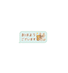 癒しチワワの極省スペースで丁寧敬語（個別スタンプ：1）