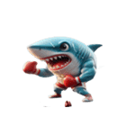 ボクシングサメ怒りのメルトダウン,（個別スタンプ：5）