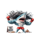 ボクシングサメ怒りのメルトダウン,（個別スタンプ：6）