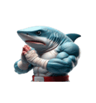 ボクシングサメ怒りのメルトダウン,（個別スタンプ：9）